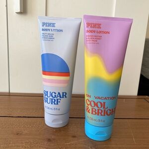 PINK Victoria's Secret NWT Body Lotion Set - Sugar Surf & Cool & Bright